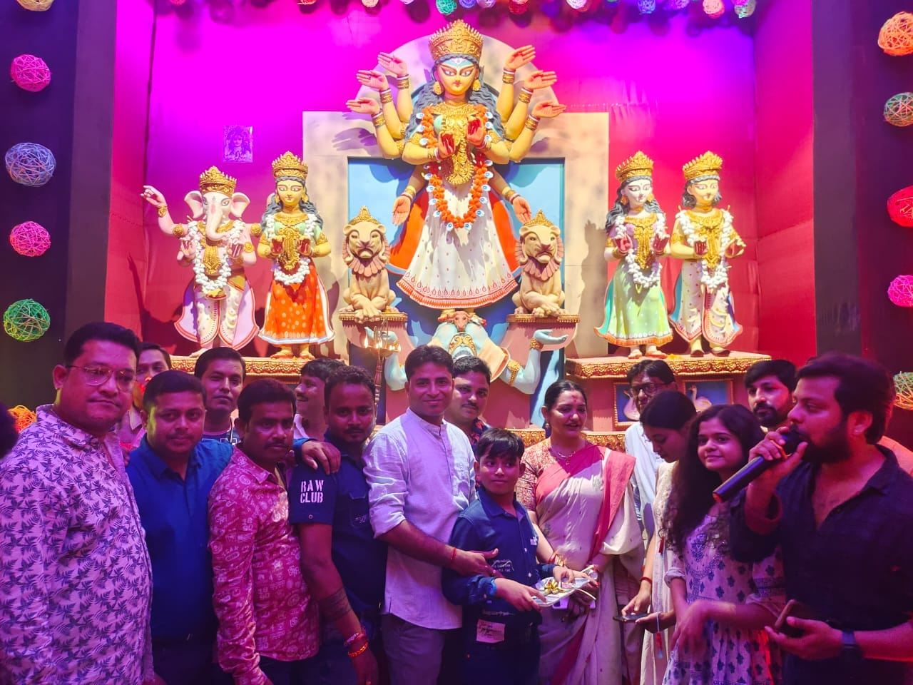 মেদিনীপুর শহরের কোতোয়ালী বাজার  সার্বজনীন দুর্গোৎসব কমিটির শুভ উদ্বোধনী অনুষ্ঠান!