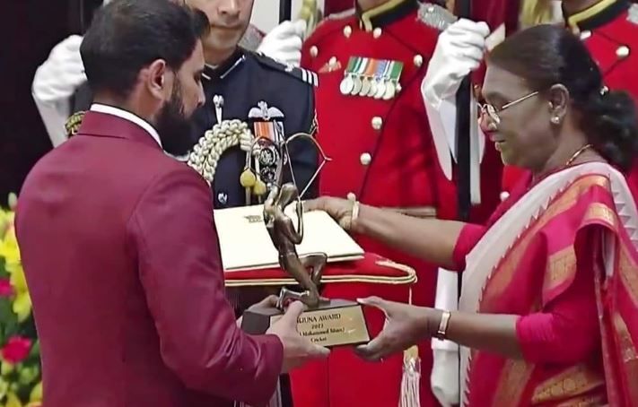 অর্জুন পুরস্কার পেলেন মোহাম্মদ সামি!