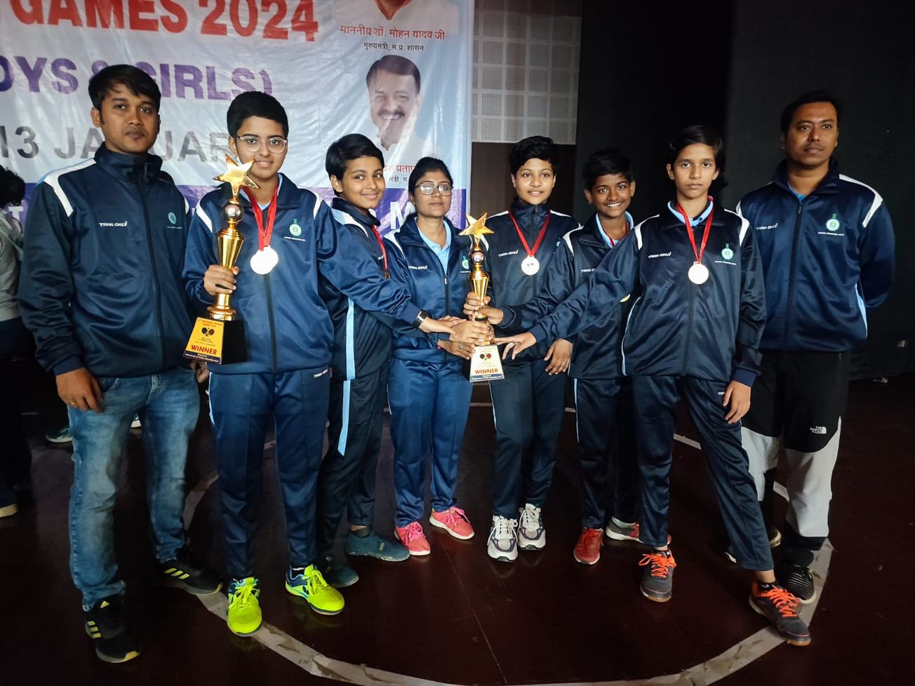 ৬৭তম জাতীয় স্কুল গেমস (অনূর্ধ্ব-১৪ বালিকা) টেবিল টেনিস চ্যাম্পিয়নশিপ ইন্দোরে অনুষ্ঠিত হয়!