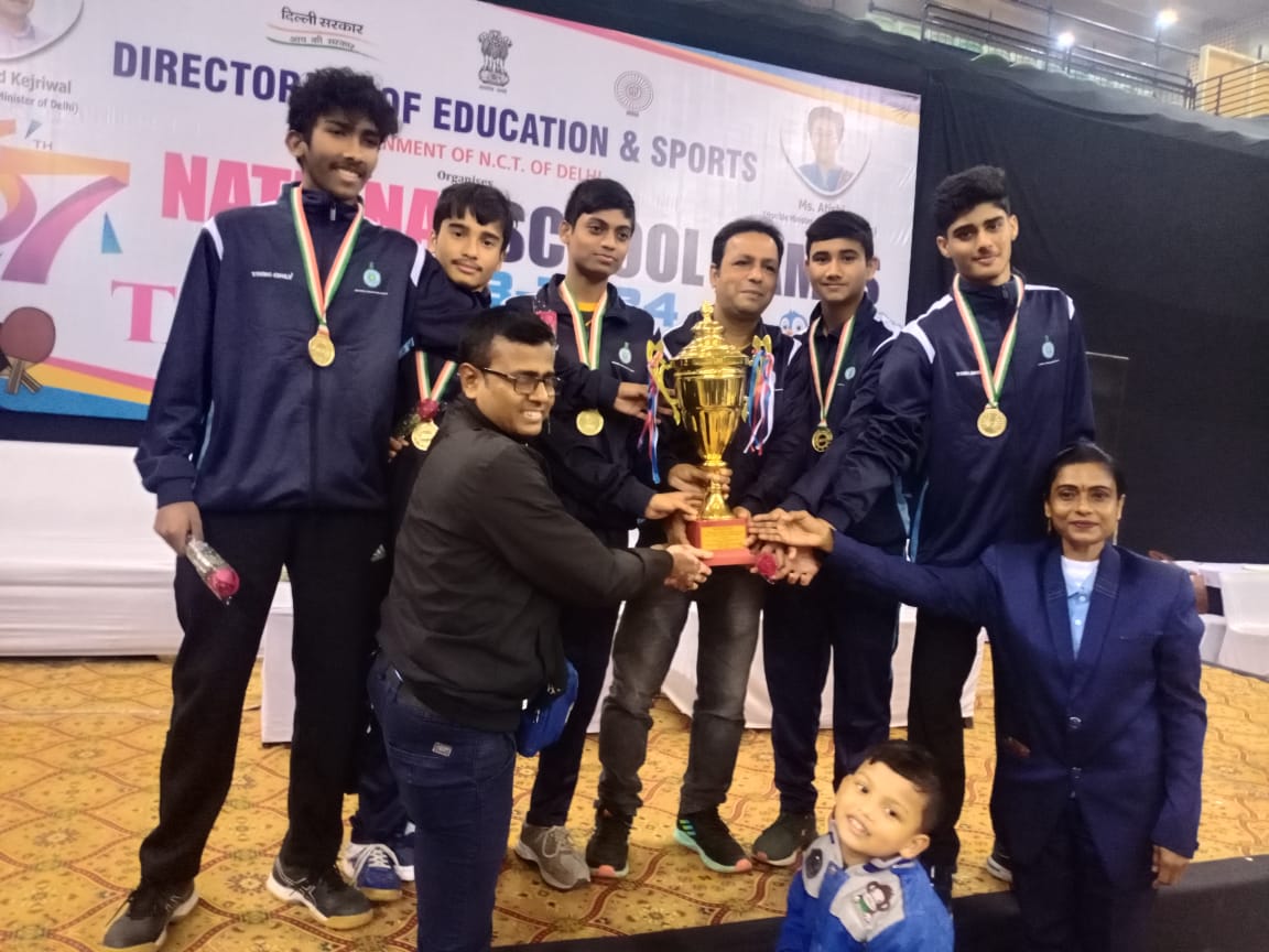 ৬৭তম জাতীয় স্কুল গেমস (অনূর্ধ্ব-১৭ বালক) টেবিল টেনিস চ্যাম্পিয়নশিপ দিল্লীতে অনুষ্ঠিত হয়েছে!