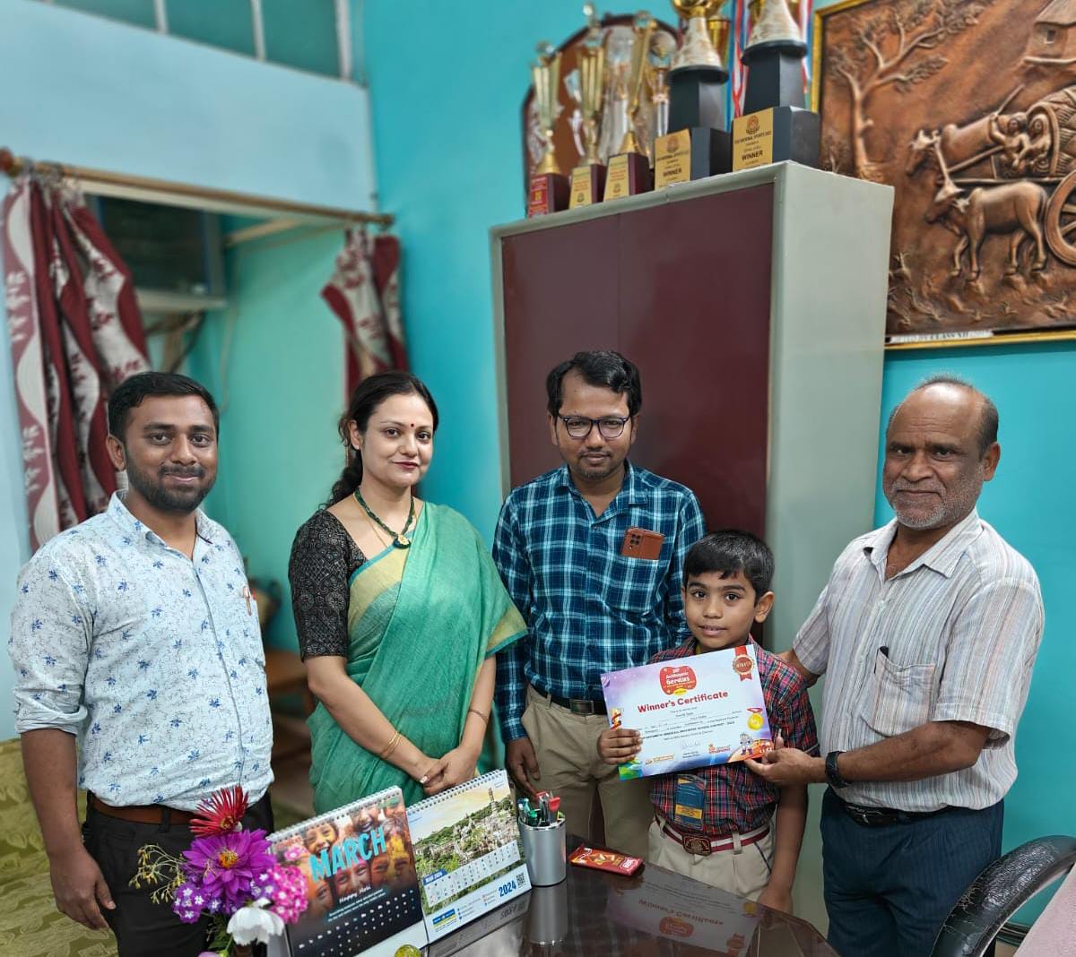 এরিথমেটিক জিনিয়াস কনটেস্টে সফল মেদিনীপুর ডিএভি স্কুলের সৌরিক সালুই!