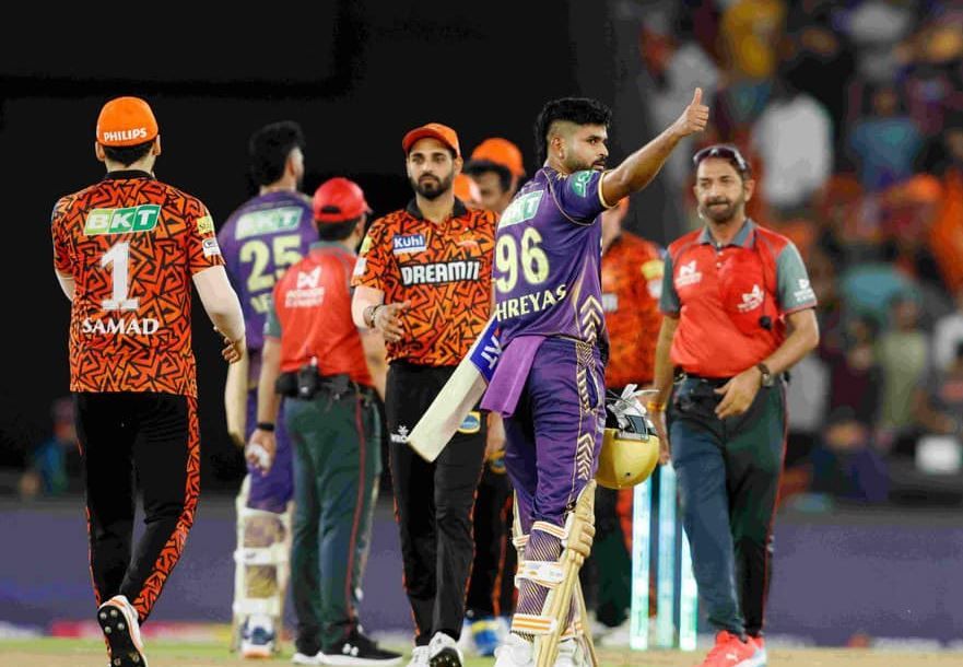 আইপিএলের   প্রথম কোয়ালিফায়ারে হায়দরাবাদের বিরুদ্ধে ৮ উইকেটে জিতল কেকেআর!