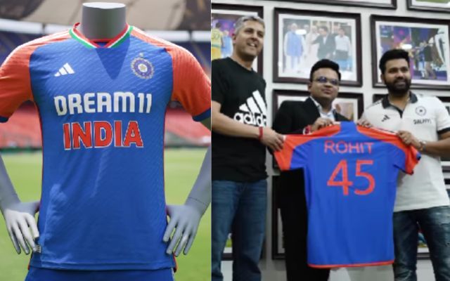 T-20 বিশ্বকাপের জার্সি উন্মোচন বোর্ডের , উপস্থিত  রোহিত শর্মা এবং জয় শাহ !