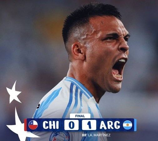 আর্জেন্টিনা চিলির বিপক্ষে জয়ের পর কোয়ার্টার ফাইনালে যাওয়ার যোগ্যতা অর্জনকারী প্রথম দল!