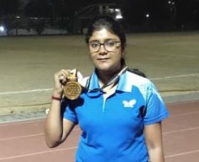 শ্রীপর্ণা নন্দা হায়দরাবাদ প্যান ইন্ডিয়া মাস্টার্স ন্যাশনাল গেমস- ২০২৪-এ টেবিল টেনিস একক এবং মহিলা ডাবলসে ২টি স্বর্ণপদক জিতেছে!