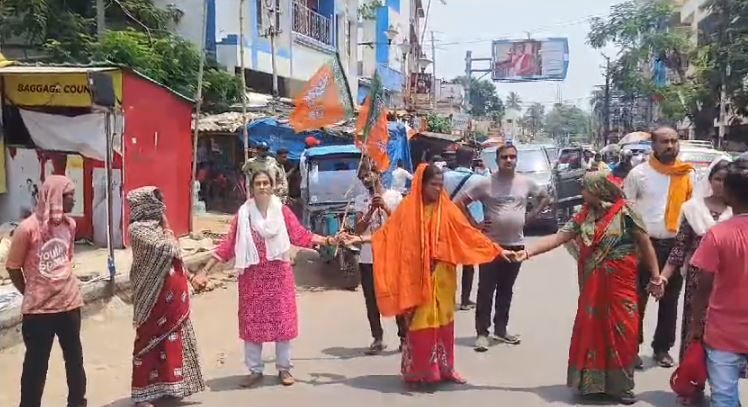 ভোট পরবর্তী পর্যায়ে রাজনৈতিক হিংসার মিথ্যে অভিযোগ মেদিনীপুর শহরে!