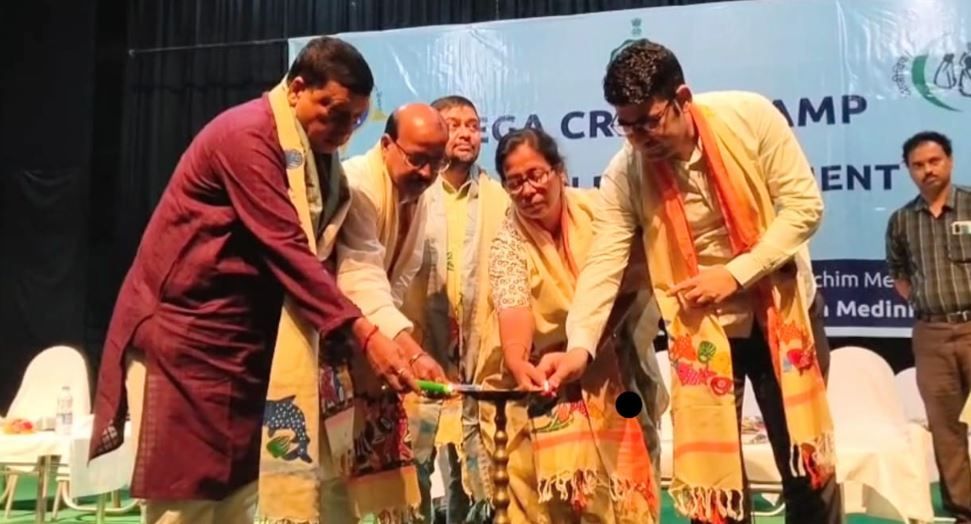 পশ্চিম মেদিনীপুর জেলার প্রদ্যোৎ স্মৃতিসদনে  DMMU তরফে আয়োজিত হল SHG মেগা ক্রেডিট ক্যাম্প!