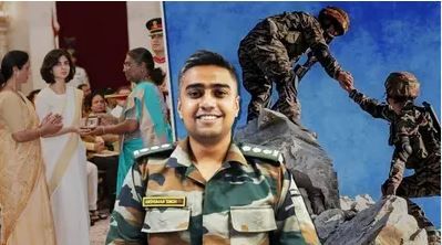 ‘কীর্তি চক্র’ নিতে এসে অভিমানী শহিদের স্ত্রী ক্যাপ্টেন আংশুমান সিং!