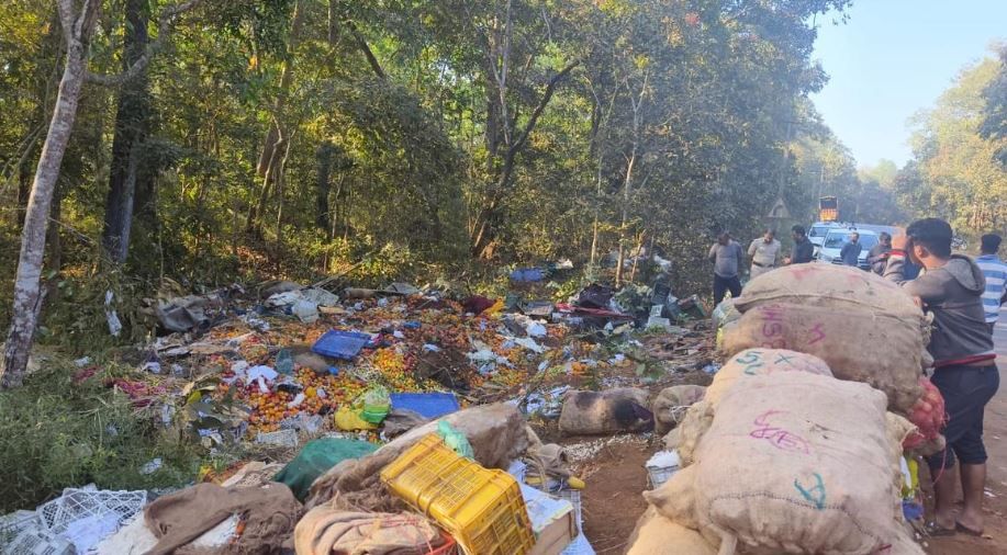 ঘন কুয়াশার জেরে ট্রাক উলটে ভয়াবহ দুর্ঘটনা কর্নাটকে, অন্ততপক্ষে ১১ জন!