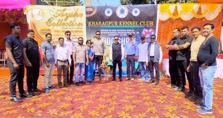 খড়গপুর ক্যানেল ক্লাবের পরিচালনায় ডগ শো ২০২৫!