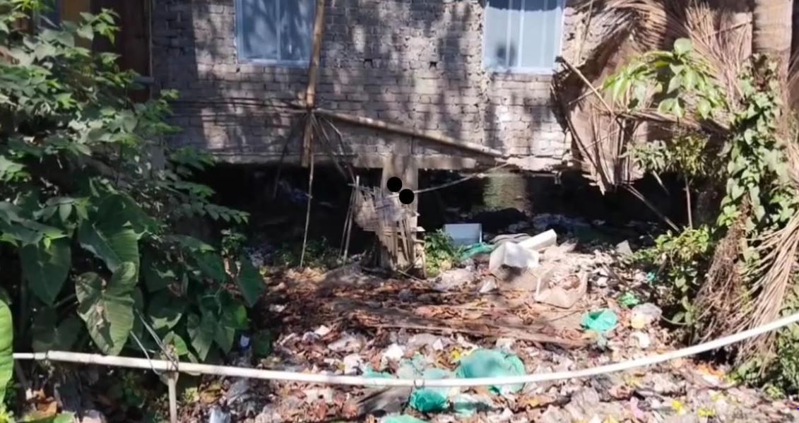 মেদিনীপুর পৌরসভার ৬ নং ওয়ার্ডে মহানালার উপর অবৈধ ভাবে নির্মাণ ক্লাব!