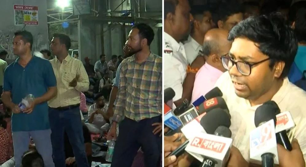 এবার  চাকরিহারা শিক্ষকদের পাশে জুনিয়ার ডাক্তাররা!