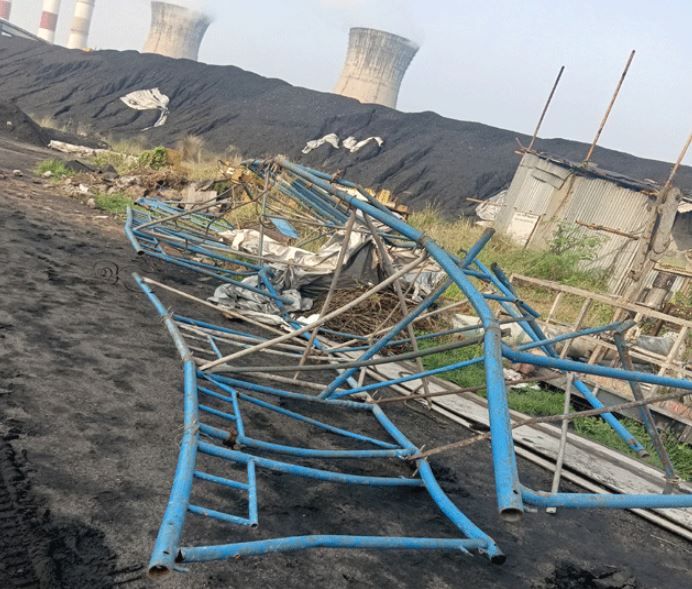 বাজ ও ঝড়ের তাণ্ডবে বাঁকুড়ার মেজিয়া তাপবিদ্যুৎ কেন্দ্রে দুর্ঘটনা, মৃত ২!