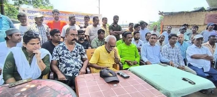 খড়গপুরের বস্তিবাসীদের উপর অত্যাচার জন্য একটি সংবাদ সম্মেলনের কর্মসূচী!