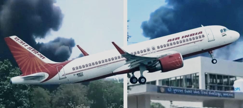 গুজরাটের আমদাবাদে ভেঙে পড়ল এয়ার ইন্ডিয়ার বোয়িং ৭৮৭-৮ ড্রিমলাইনার বিমান,২৪২ জন যাত্রীর মৃত্যুর আশঙ্কা!