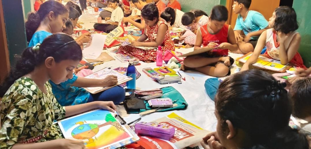 মেদিনীপুর শহরের ভগবতীর শিশু শিক্ষায়তনে অনুষ্ঠিত হলো অঙ্কন প্রতিযোগিতা!