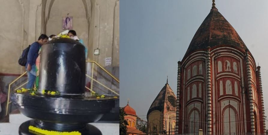 শ্রাবণ মাসের শেষ সোমবারে এশিয়ার দ্বিতীয় বৃহত্তম শিবলিঙ্গে জল ঢালতে  অগণিত ভক্তের ঢল এবং লম্বা লাইন মন্দির প্রাঙ্গন জুড়ে!