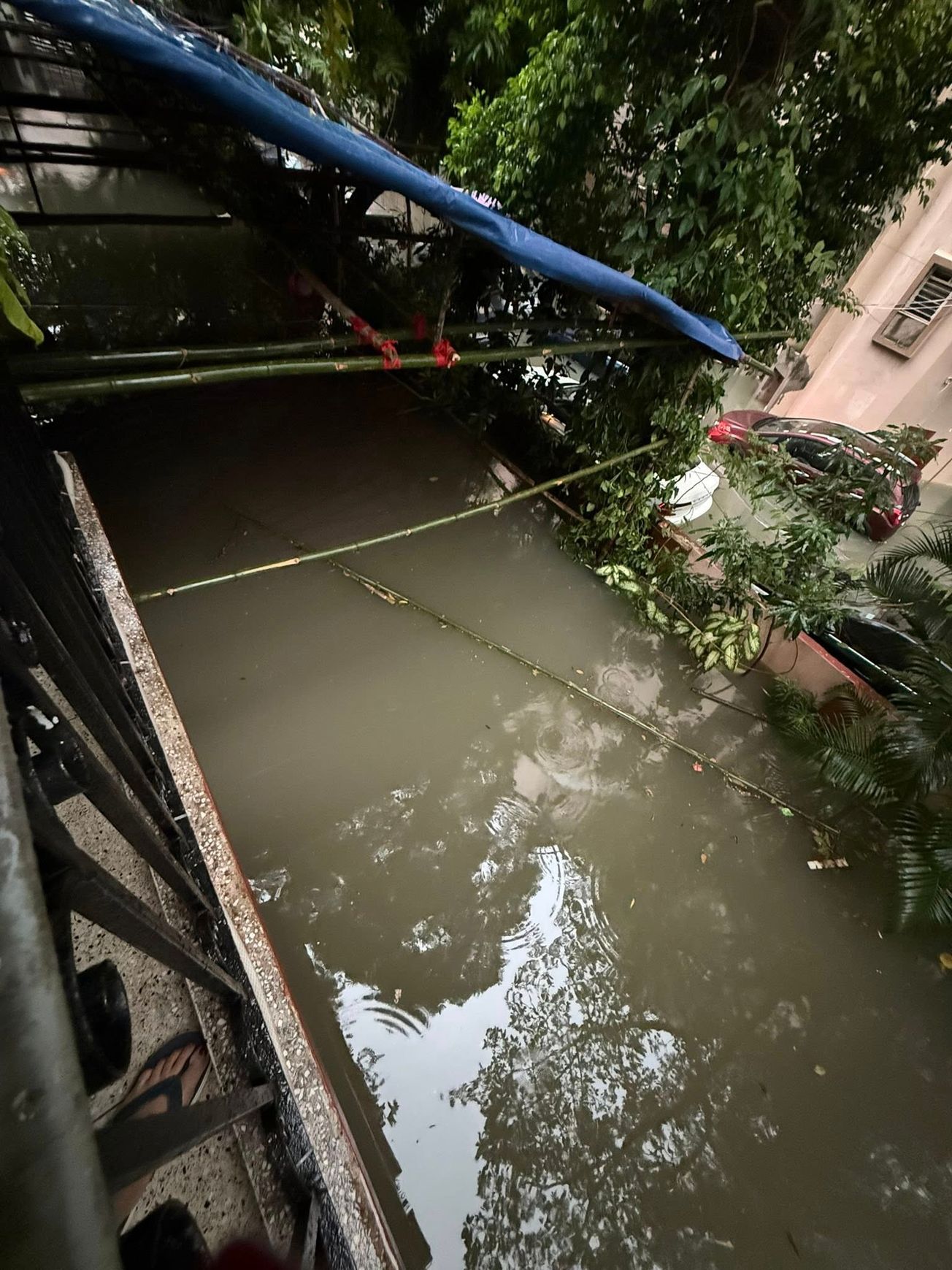 রাতভর তুমুল বৃষ্টিতে জলবন্দি গোটা কলকাতা শহর!