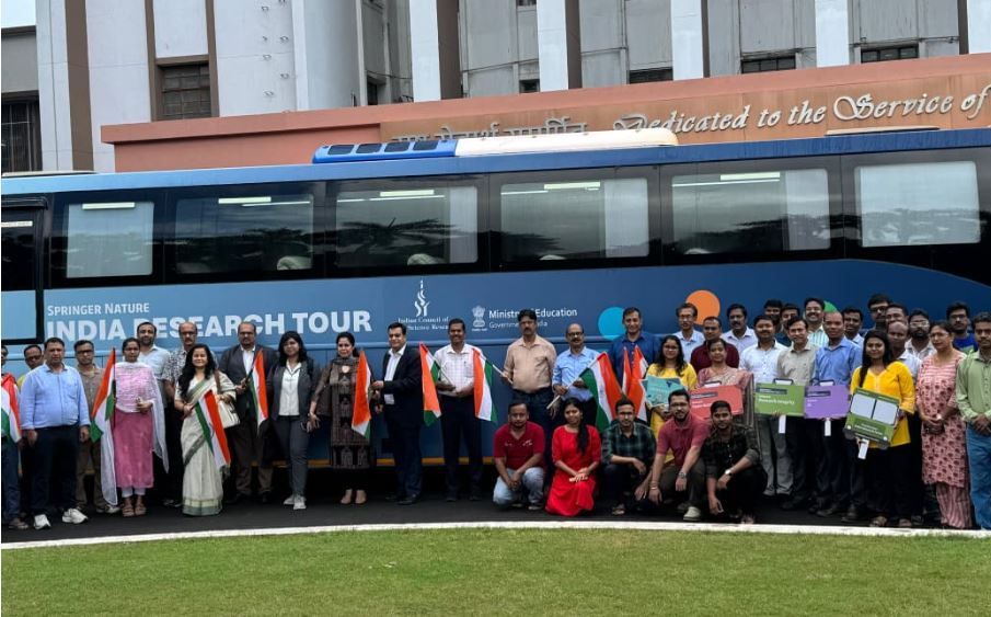 ইন্ডিয়া রিসার্চ ট্যুর-২৫ আইআইটি খড়গপুরে পৌঁছেছে — গবেষণা, উদ্ভাবন এবং অন্তর্ভুক্তি জোরদার করার দিকে এক ধাপ!