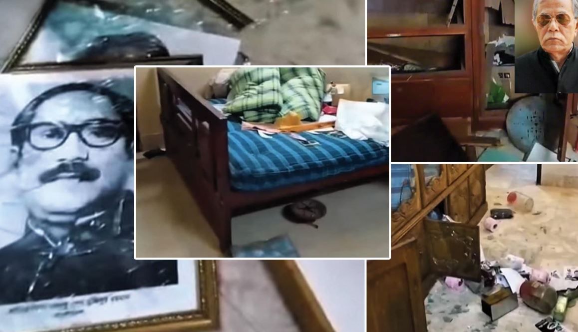 বাংলাদেশের প্রাক্তন রাষ্ট্রপতি আবদুল হামিদের বাড়িতে এবার হামলা, ভাঙচুর!