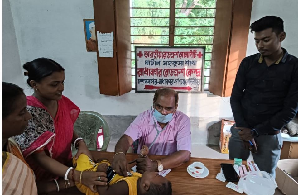 ঘাটাল রেডক্রশ সোসাইটির উদ্যোগে বিনামূল্যে স্বাস্থ্য পরীক্ষা শিবির!