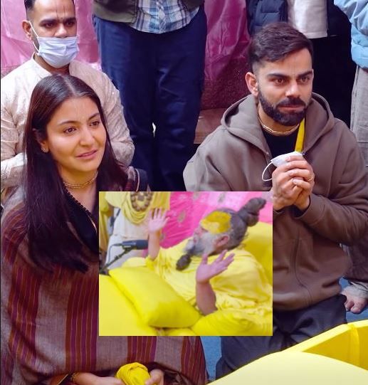 বৃন্দাবনে প্রেমানন্দ মহারাজের সাথে দেখা করলেন বিরাট কোহলি ও অনুষ্কা শর্মা!