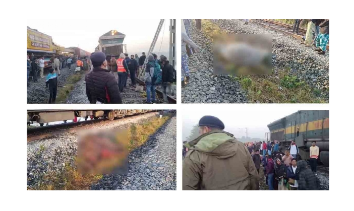 আসামে ঘন কুয়াশায় রাজধানী এক্সপ্রেসের ধাক্কায় মৃত্যু ৮টি  হাতি,লাইনচ্যুত ৫টি কামরা!