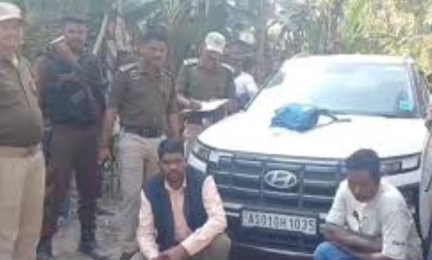 পূর্ব মেদিনীপুরের  পাঁশকুড়ায় জাতীয় সড়কে প্রাইভেট গাড়ি থেকে ৪০ কেজি গাঁজা সহ দুই ব্যক্তিকে গ্রেফতার!