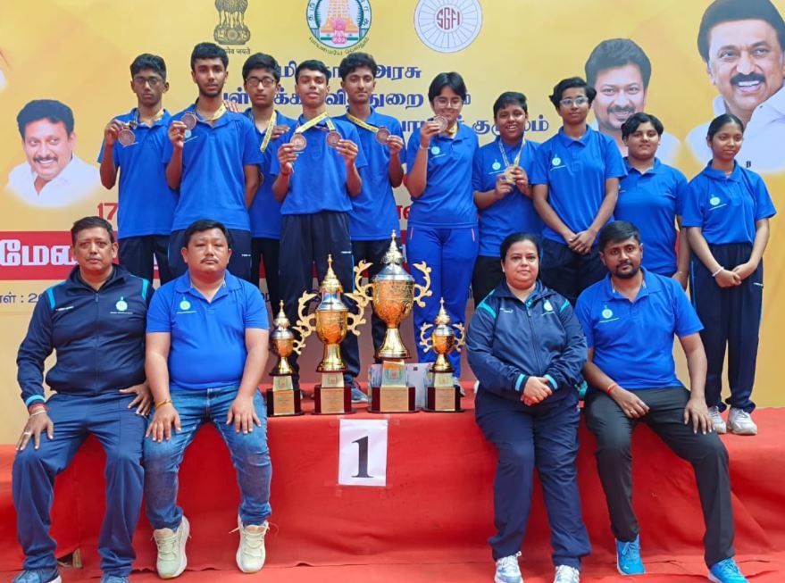 স্কুল গেমস ফেডারেশন অফ ইন্ডিয়া  উদ্যোগে ৬৯তম জাতীয় স্কুল গেমস টেবিল টেনিস অনূর্ধ্ব-১৭ বালক ও বালিকা চ্যাম্পিয়নশিপ!