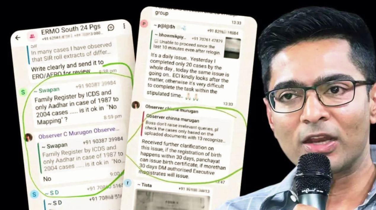 সুপ্রিম কোর্টের রায় অমান্য? চ্যাট ‘ফাঁস’ করে নির্বাচন কমিশনের বিরুদ্ধে বিস্ফোরক অভিযোগ অভিষেকের!