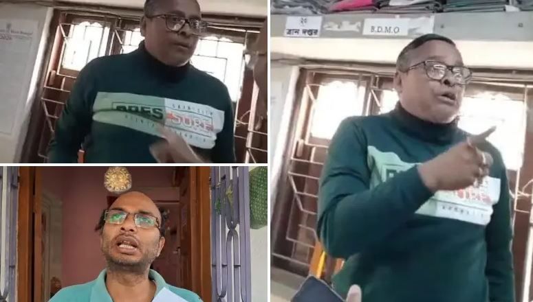 হলদিয়া বিধানসভা এলাকার সুতাহাটা বিডিও অফিসে তুমুল বচসা! SIR তালিকা থেকে নাম বাদ, BLO–AERO সংঘাতের ভিডিও ভাইরাল!