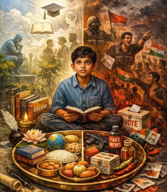 রাজনীতির ‘অন্নপ্রাশন’ কি গ্রাস করছে যুবসমাজের ভবিষ্যৎ---দেবরাজ সাহা