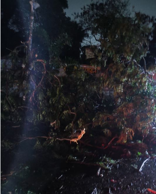 শুক্রবার রাতে কালবৈশাখীর তাণ্ডব! লণ্ডভণ্ড মেদিনীপুর, অন্ধকারে ডুবে শহর!