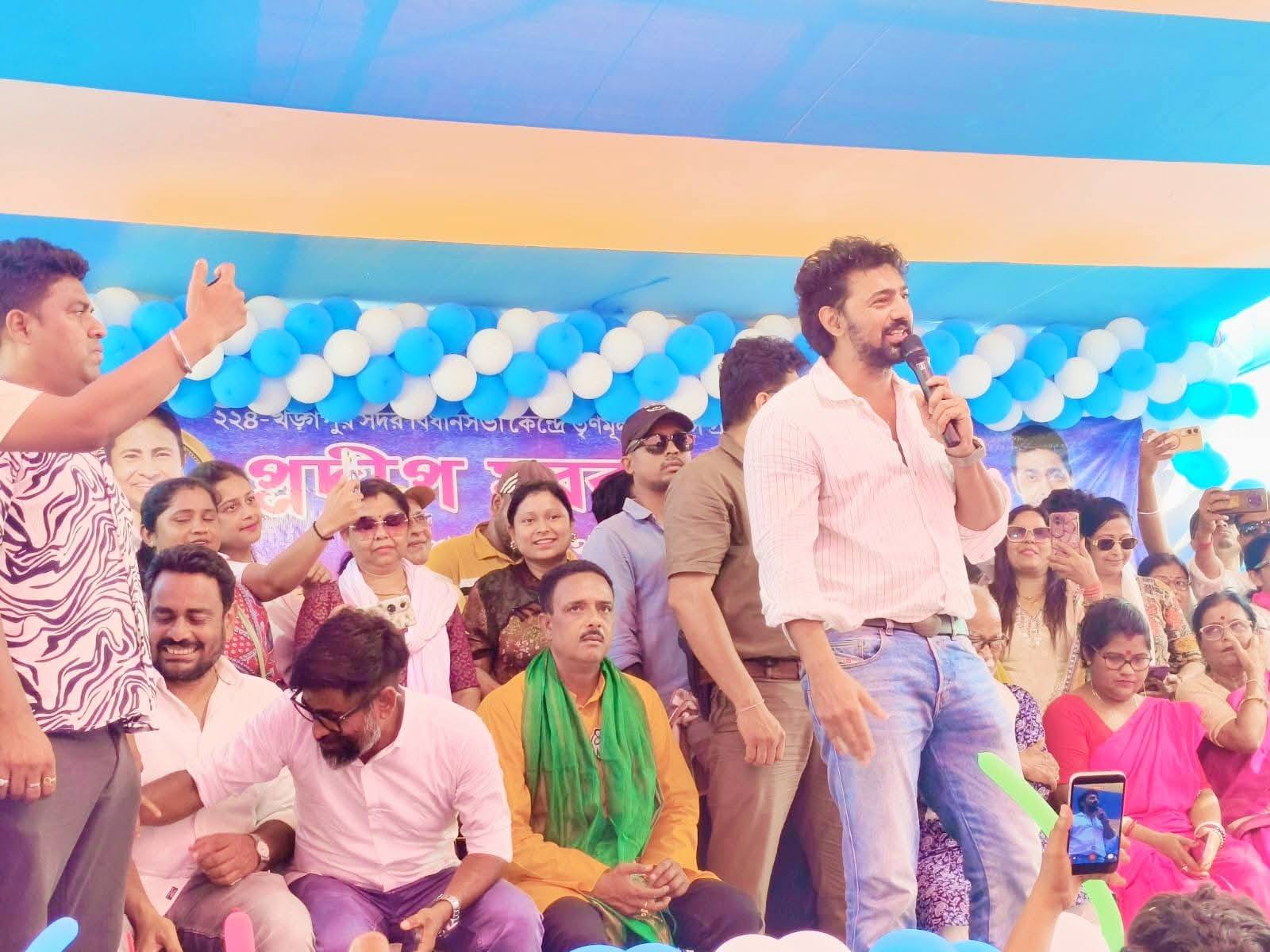 খড়গপুরে দেবের প্রচারে ঐক্যের বার্তা, প্রদীপ সরকারের জয়ে আশাবাদী তৃণমূল শিবির!