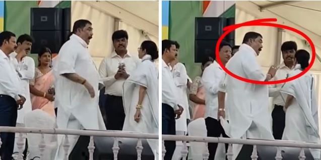 সিউড়ির মঞ্চে মমতার সামনেই ‘মেজাজ হারালেন’ অনুব্রত? ভাইরাল ভিডিও ঘিরে তৃণমূলে জোর চর্চা!