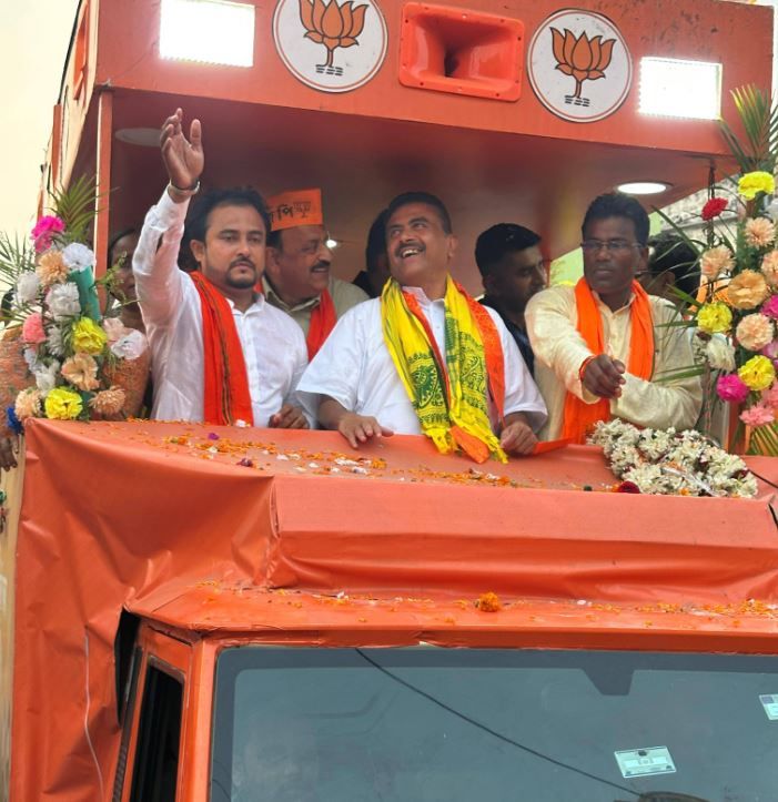 মেদিনীপুরে বিজেপির শক্তিপ্রদর্শন, শুভেন্দুর মিছিলে উপচে পড়া ভিড়—তৃণমূলকে তীব্র আক্রমণ!