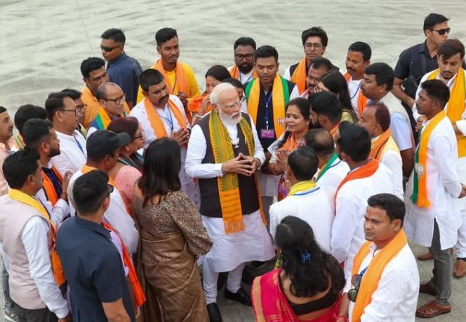 বেলদায় মোদির মহাসভা ঘিরে তুঙ্গে প্রস্তুতি, সম্পন্ন হেলিকপ্টার ট্রায়াল—চরম উত্তেজনা এলাকায়!