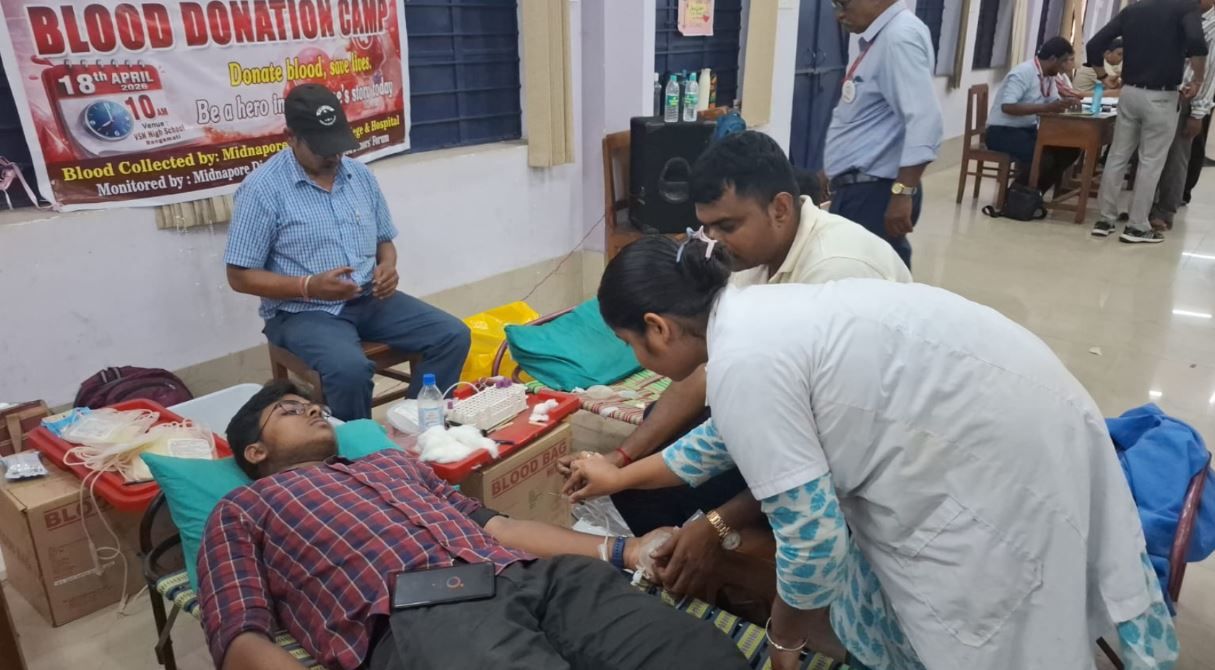 রক্তের সংকটে মানবিক উদ্যোগ—বিদ্যাসাগর শিশু নিকেতনের রক্তদান শিবিরে উচ্ছ্বাস!