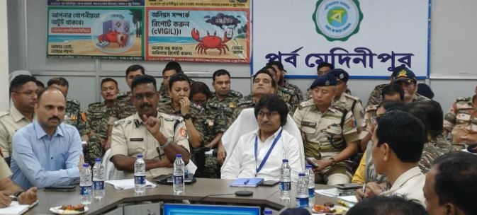 ভোটের আগে প্রশাসনিক তৎপরতা তুঙ্গে—পূর্ব মেদিনীপুরে উচ্চপর্যায়ের বৈঠক!