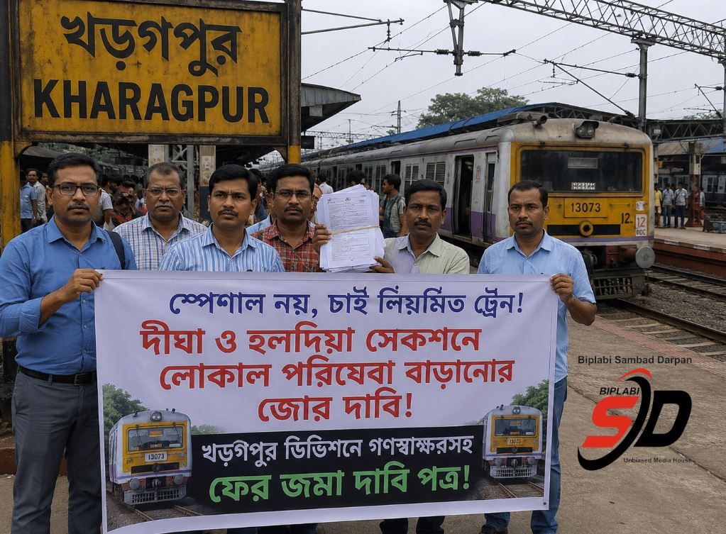 স্পেশাল নয়, চাই নিয়মিত ট্রেন! খড়গপুর ডিভিশনে গণস্বাক্ষরসহ ফের জমা দাবি পত্র!