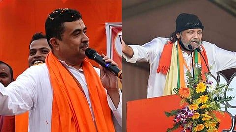 নেপথ্য কারিগর মিঠুনের বাড়িতে শুভেন্দু, মুখ্যমন্ত্রীকে ‘সেরা’ বলেই প্রশংসা মহাগুরুর!