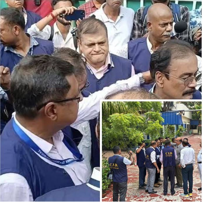 সই জাল কাণ্ডে কালীঘাটে তৃণমূলের কেন্দ্রীয় কার্যালয়ে সিআইডি, প্রায় এক ঘণ্টার টানাপোড়েন!