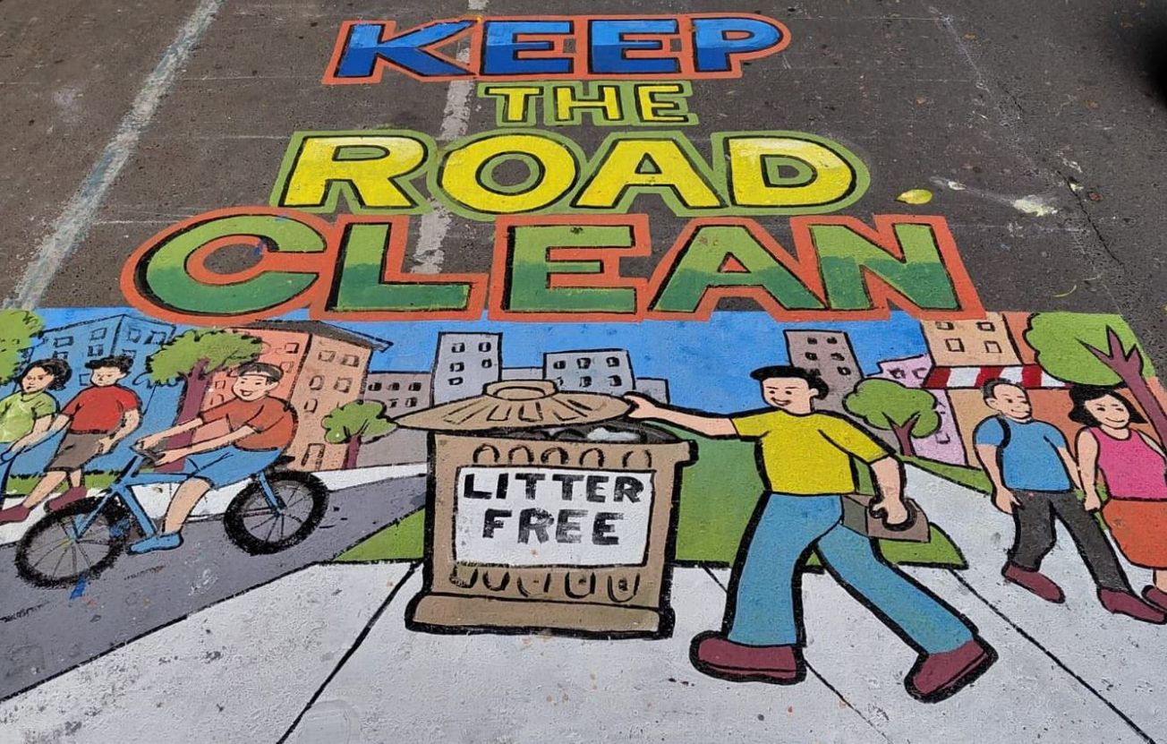 পরিচ্ছন্ন শহর গড়ার অঙ্গীকার, পথচলতি মানুষকে বার্তা দিচ্ছে দেওয়াল ও রাস্তার শিল্প!