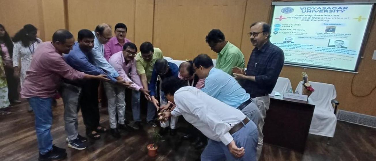 গবেষণা ও অবকাঠামো উন্নয়নে CSR তহবিলের সম্ভাবনা, আলোচনায় বিদ্যাসাগর বিশ্ববিদ্যালয়!
